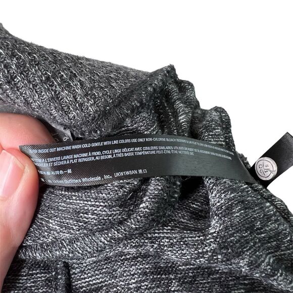 Saturday Sunday Anthropologie Wide Leg Soft Harlem Lounge Pants Gray Oversize XS - Picture 5 of 8